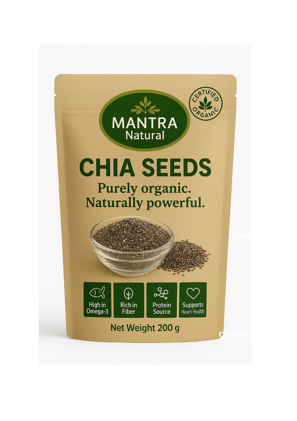 buy organic Chia Seeds online mantra naturl